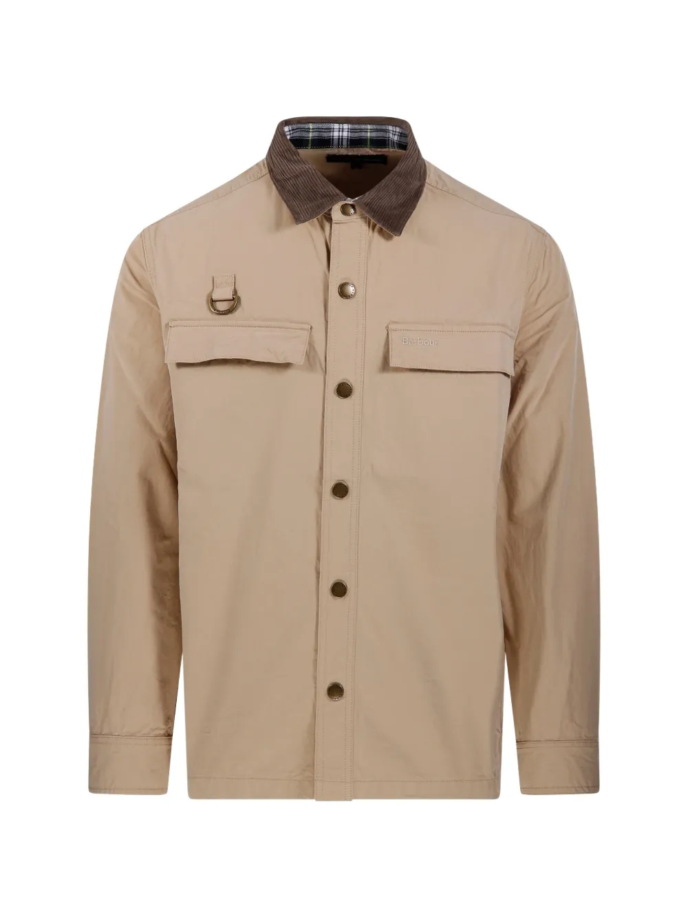 Barbour 스페이 릴랙스 핏 오버셔츠 | 뉴트럴 | Image 1