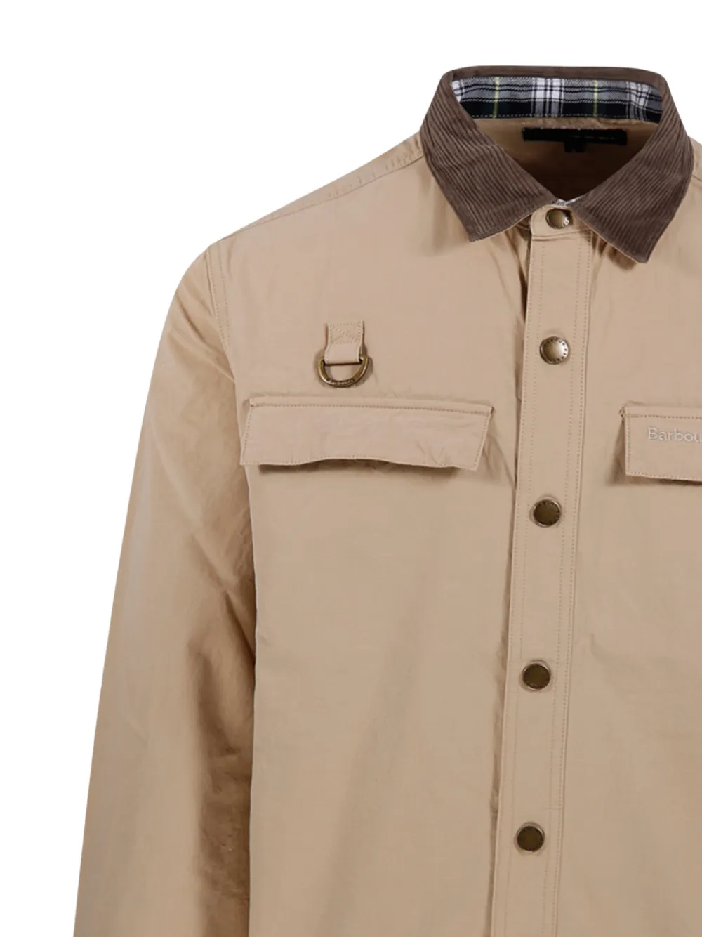 Barbour Spey ruimvallend shirtjack Beige