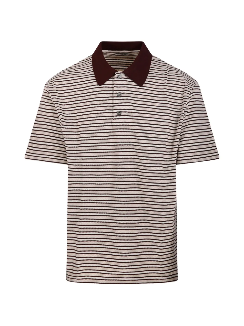 Coor Striped-pattern Polo Shirt In Multi