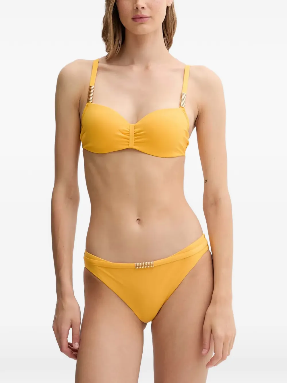 Chantelle haut de bikini Icon à fronces - Jaune Chantelle haut de bikini Icon à fronces - Jaune