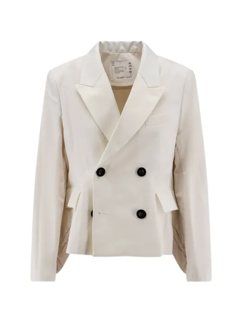 sacai double-breasted jacket