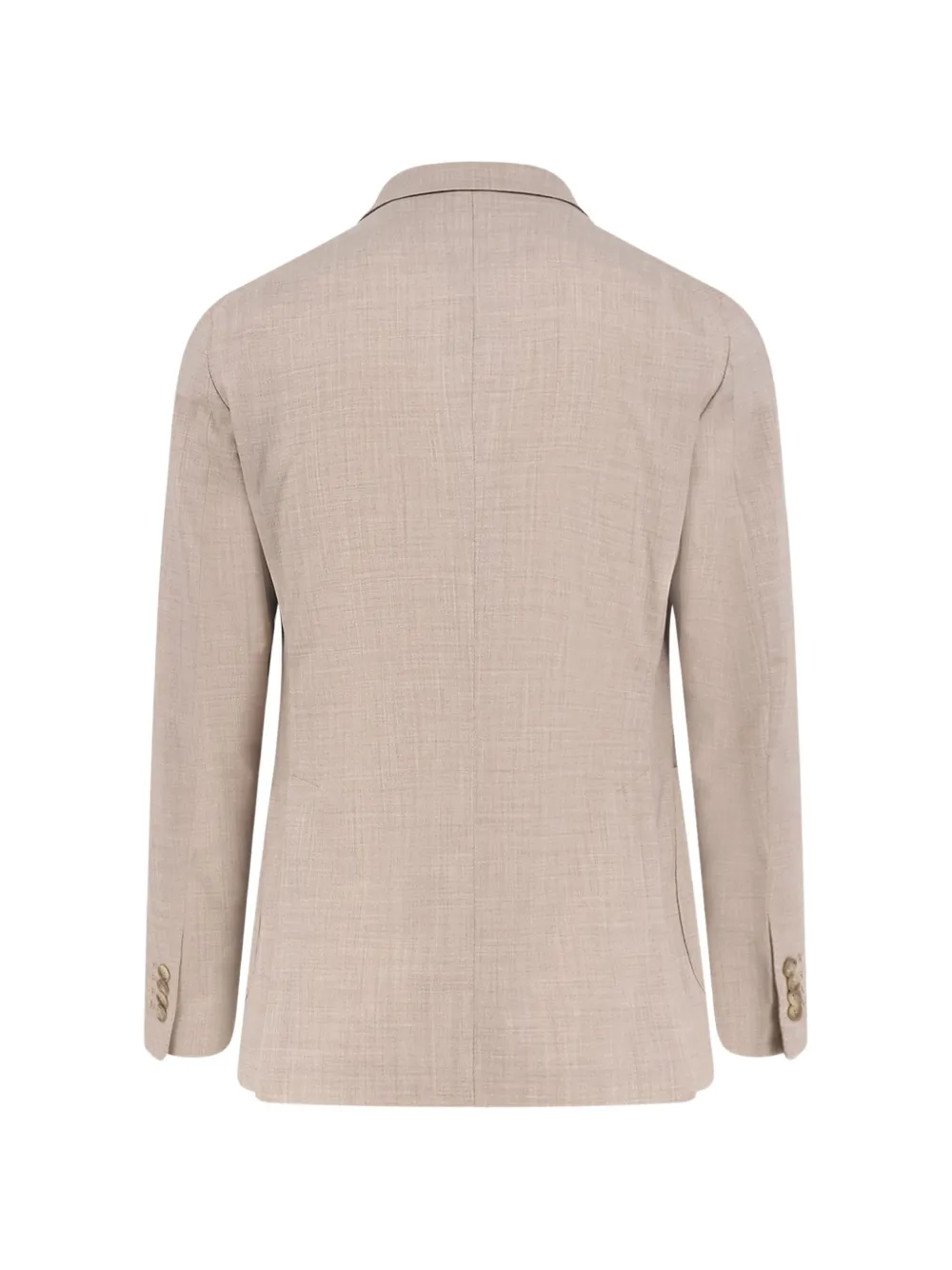 Tagliatore Blazer met bloemenrevers en zak Beige