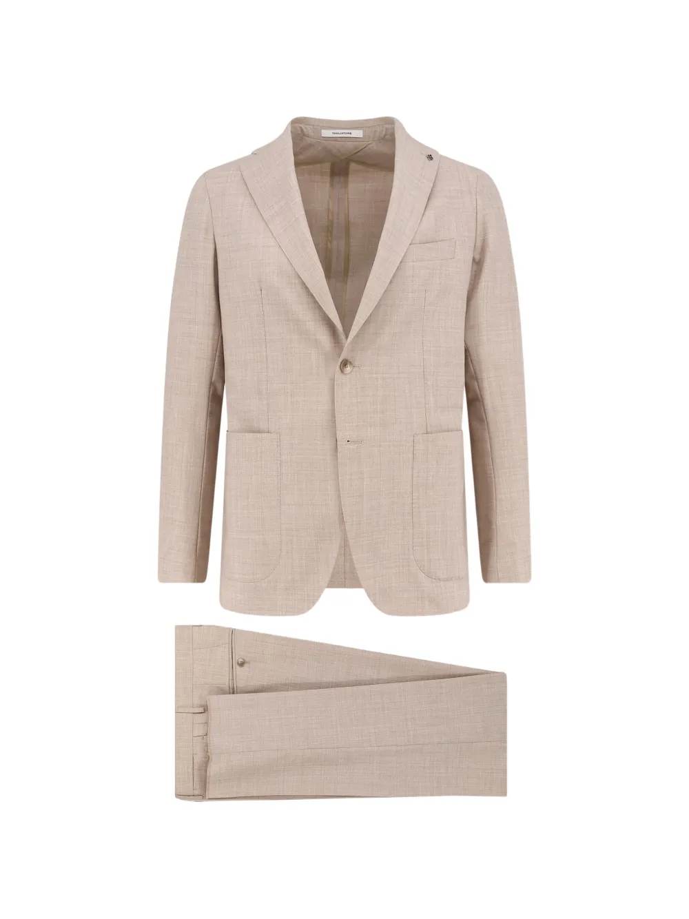Tagliatore flower lapel pocket blazer - Toni neutri