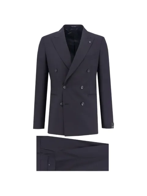 Tagliatore double-breasted peak lapel suit