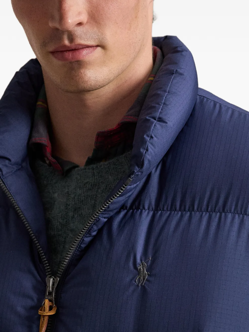 Polo Ralph Lauren Gewatteerd jack met rits Blauw