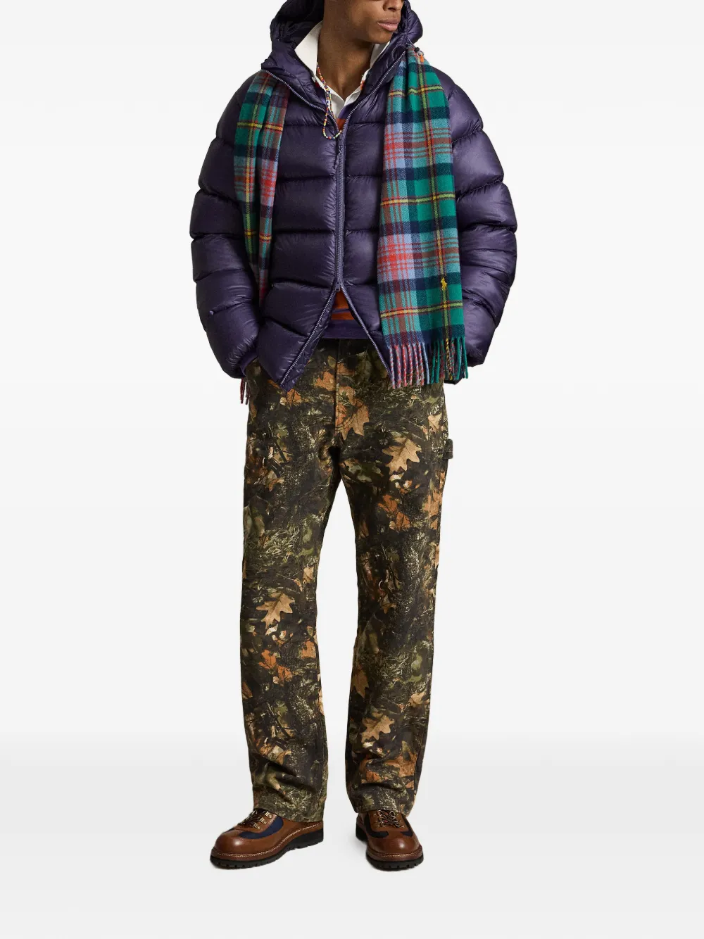 Polo Ralph Lauren Gevoerd jack met capuchon Paars