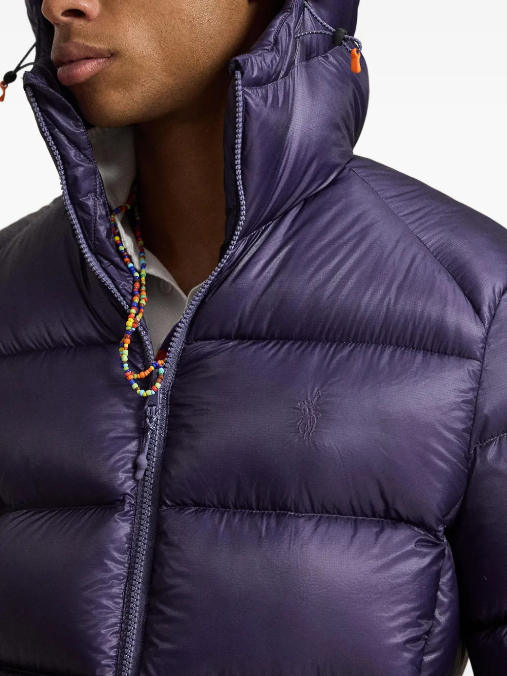 Polo Ralph Lauren Gevoerd jack met capuchon Paars