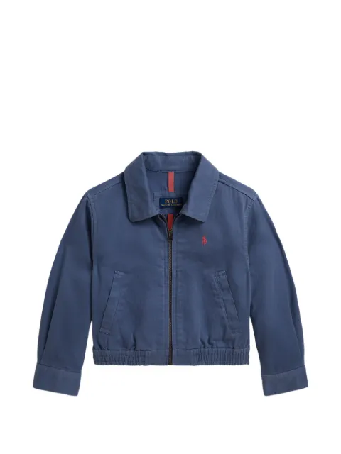 POLO RALPH LAUREN KIDS chest logo detail jacket