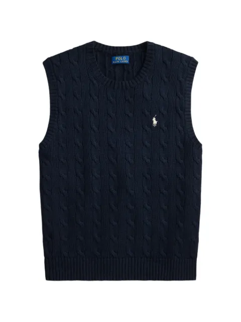 Polo Ralph Lauren gilet en maille torsadée