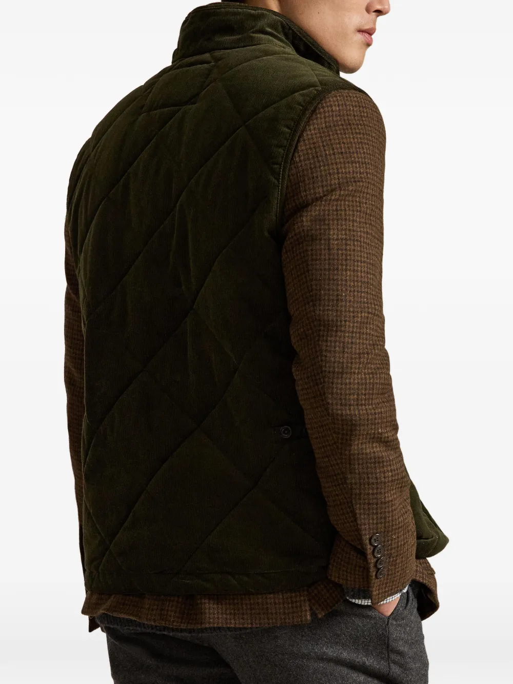 Polo Ralph Lauren Ribfluwelen gilet Groen