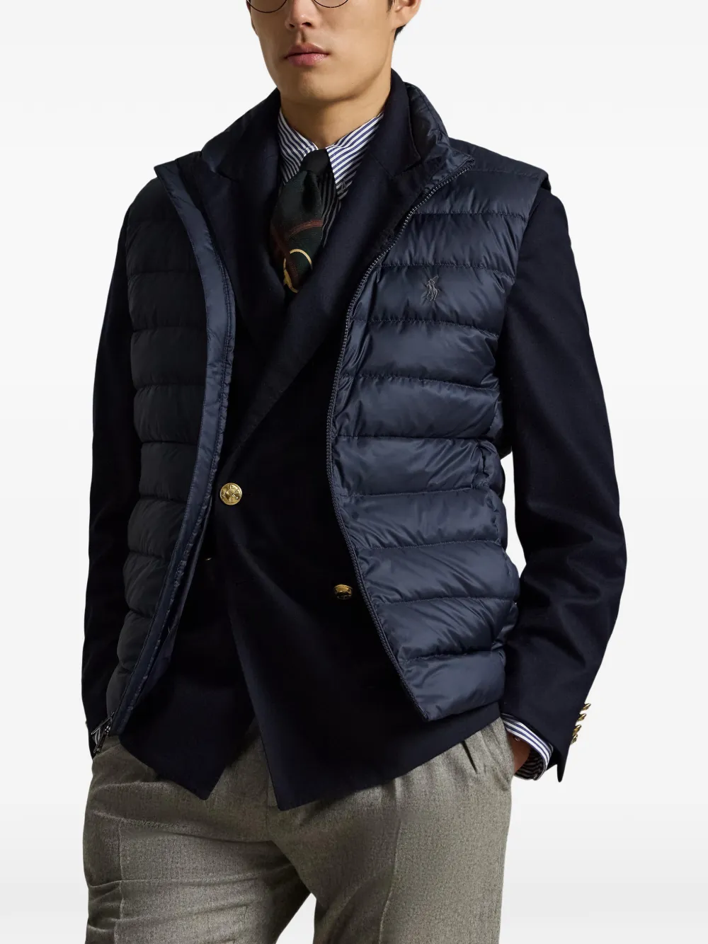 Polo Ralph Lauren The Colden inpakbare bodywarmer Blauw
