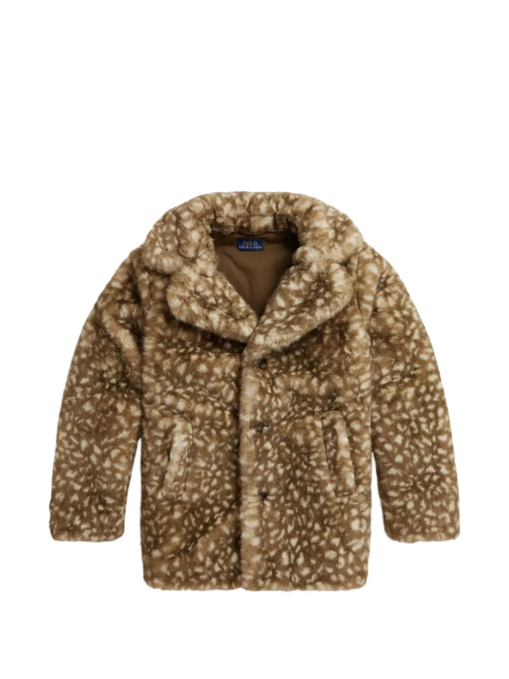 POLO RALPH LAUREN KIDS Giacca con stampa - Marrone