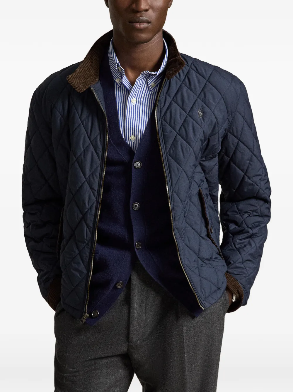 Polo Ralph Lauren Gewatteerd jack Blauw