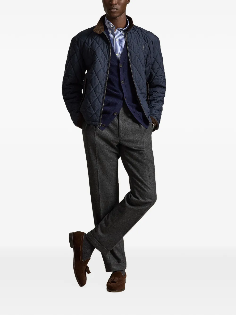 Polo Ralph Lauren Gewatteerd jack Blauw