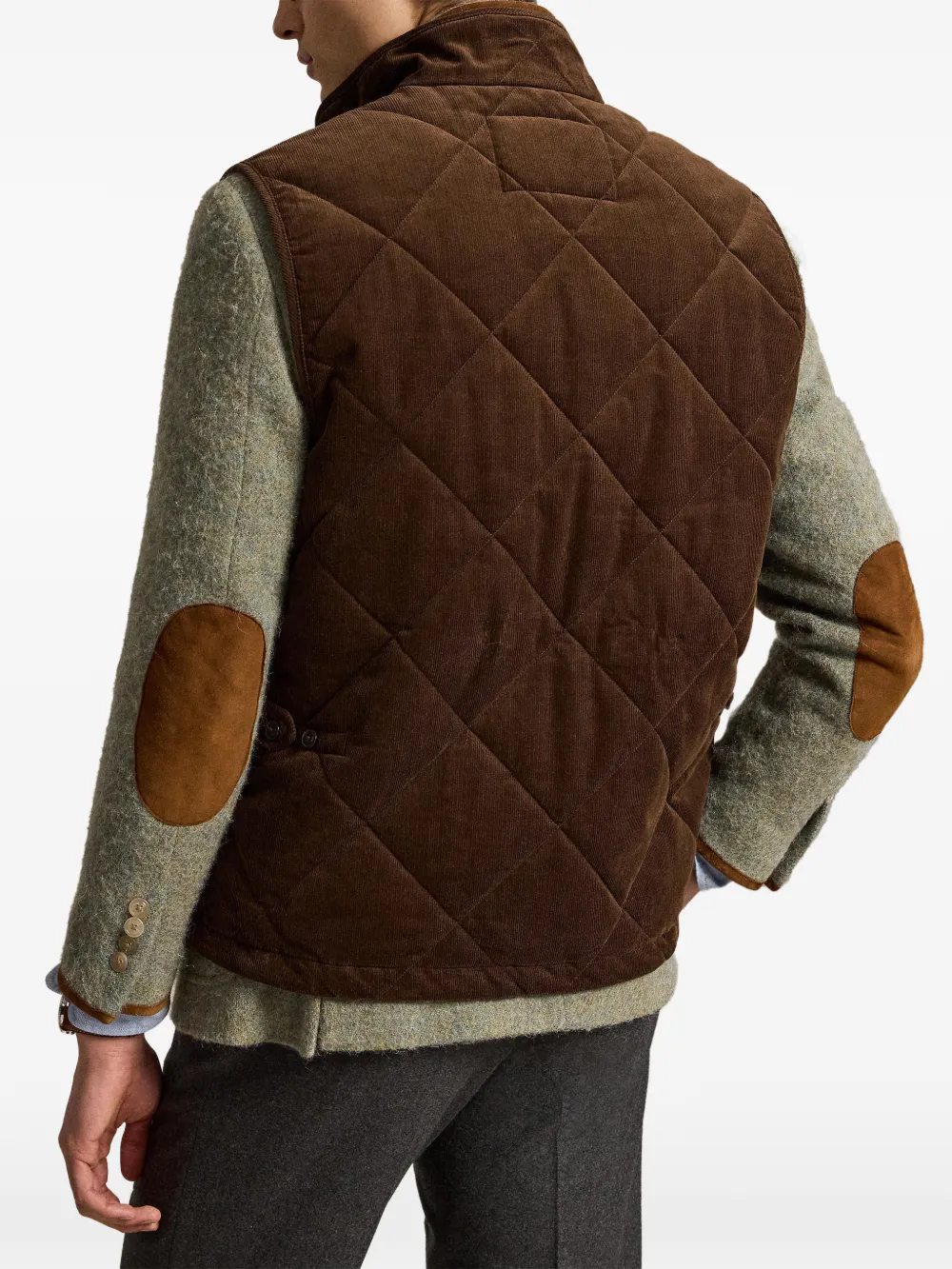 Polo Ralph Lauren Ribfluwelen bodywarmer Bruin