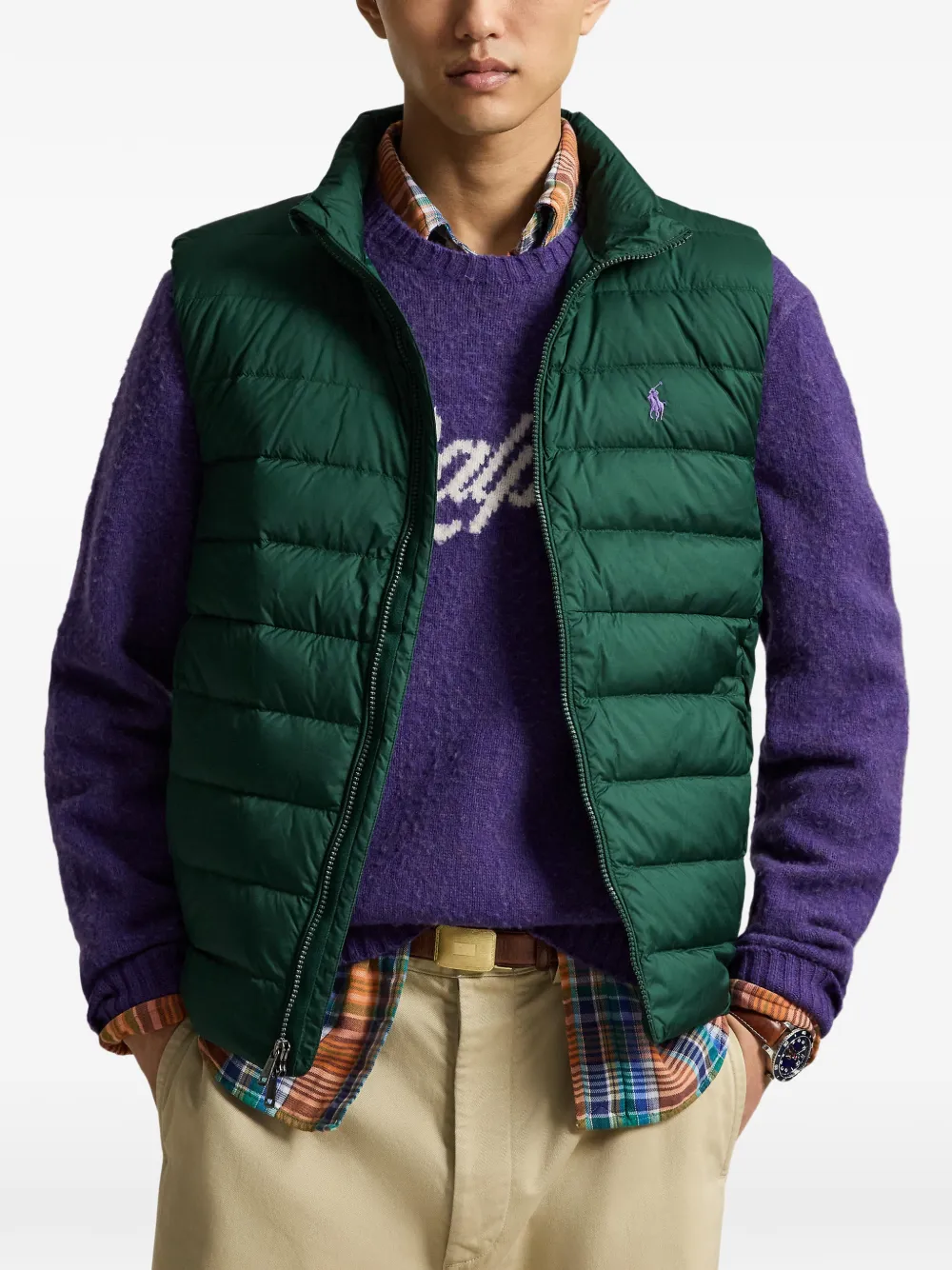 Polo Ralph Lauren The Colden opvouwbare bodywarmer Groen