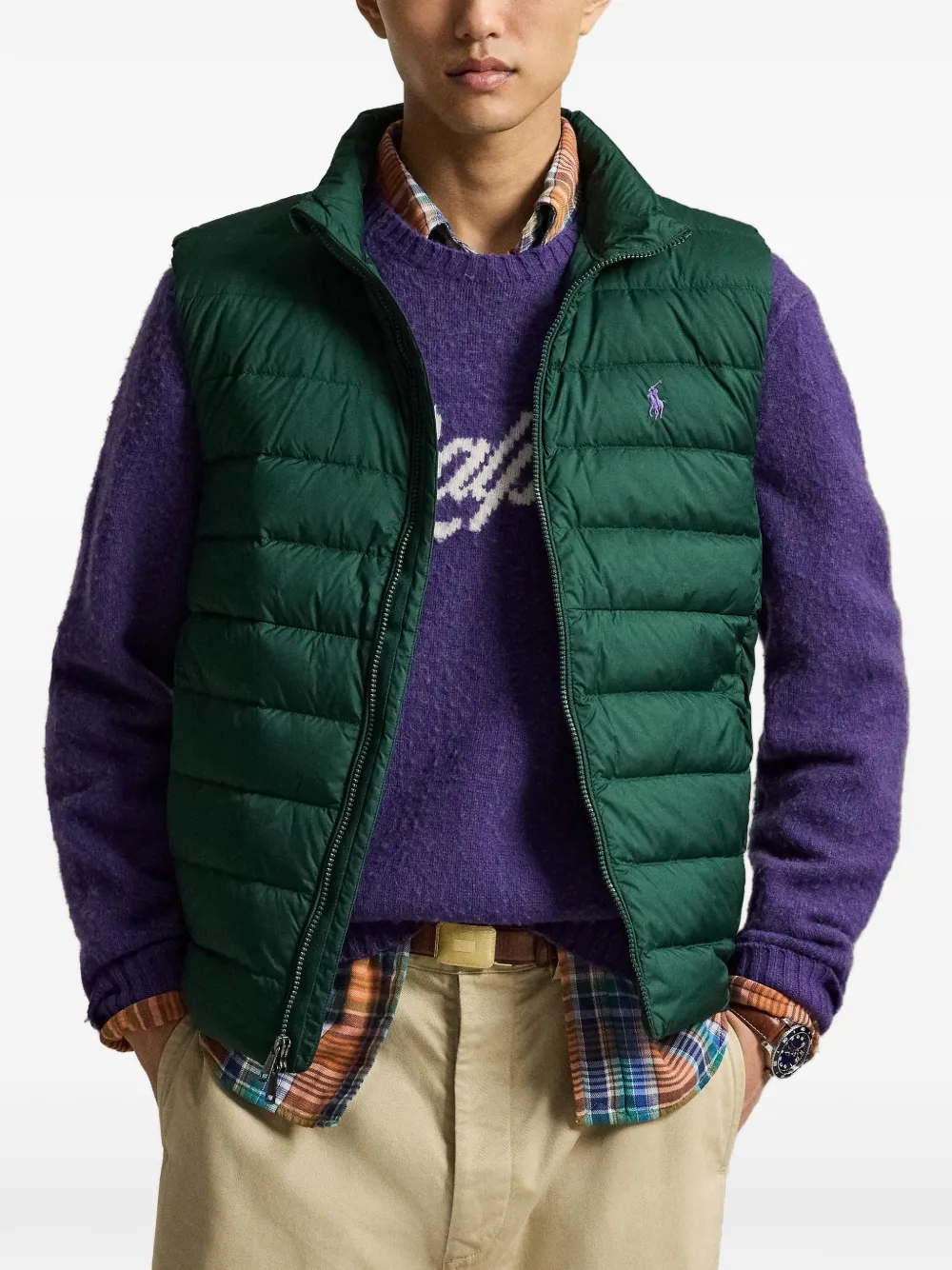 Polo Ralph Lauren The Colden opvouwbare bodywarmer Groen