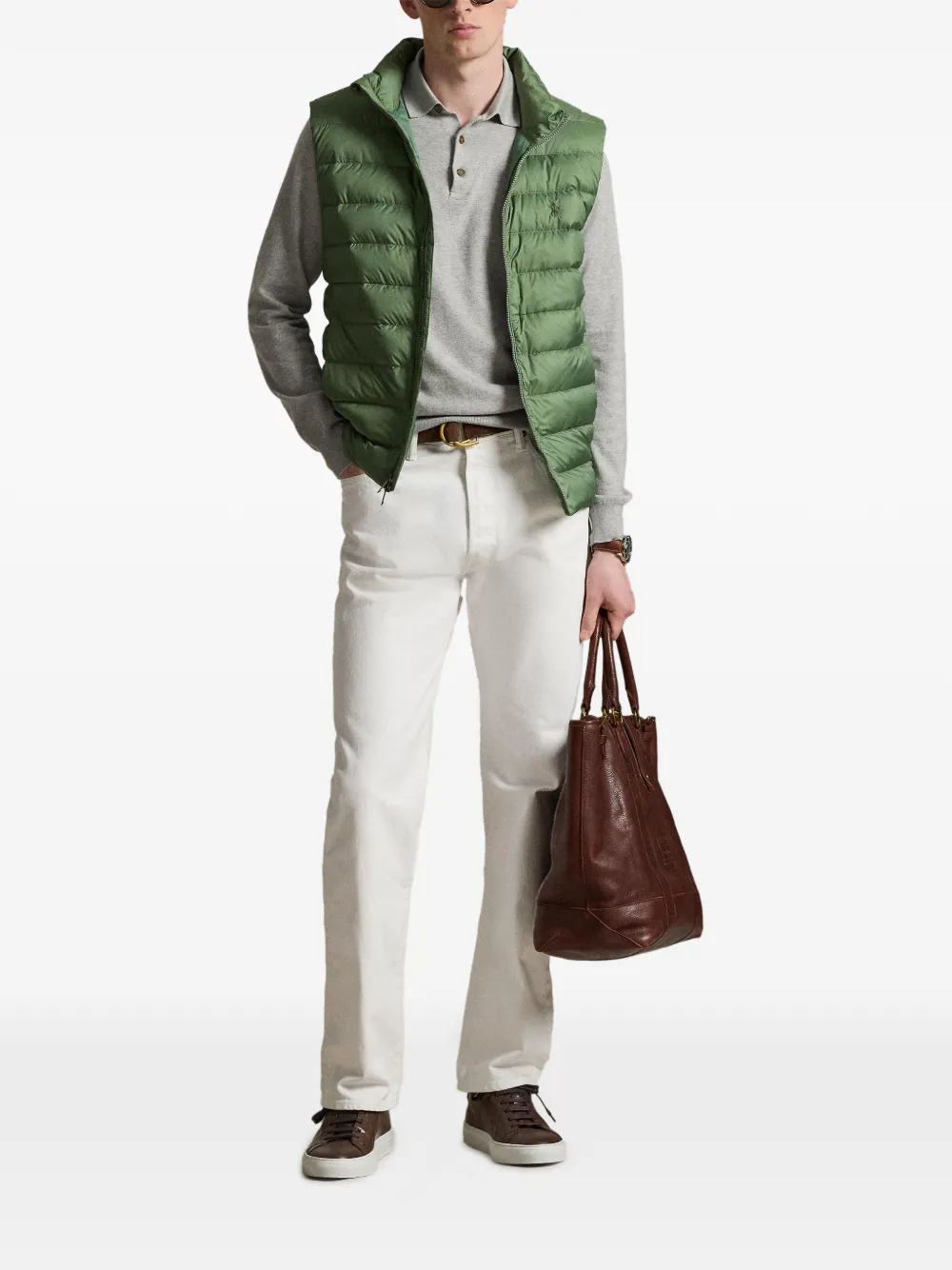 Polo Ralph Lauren The Colden Packable donsjack Groen