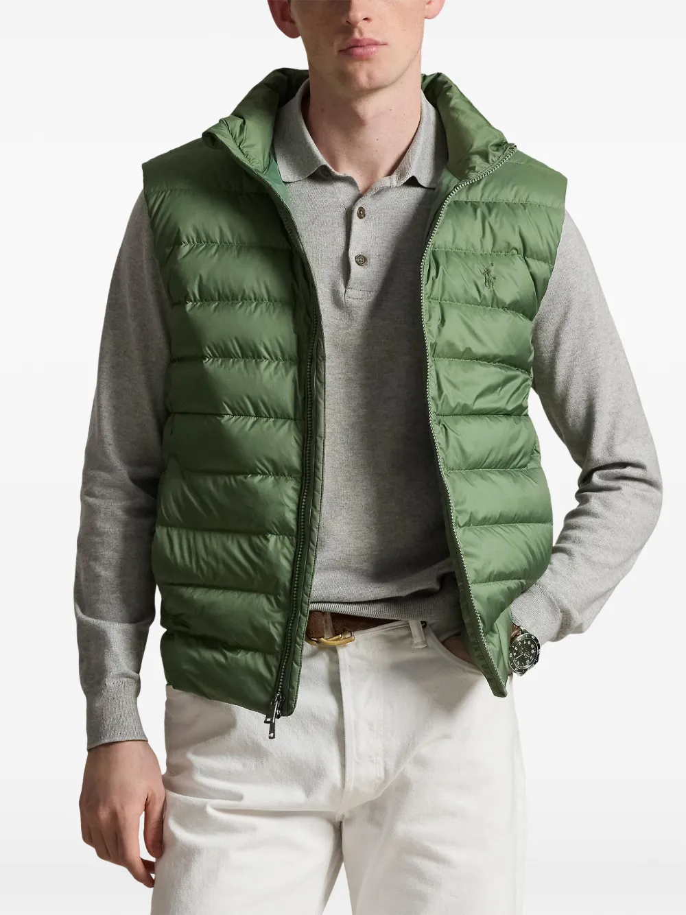 Polo Ralph Lauren The Colden Packable donsjack Groen