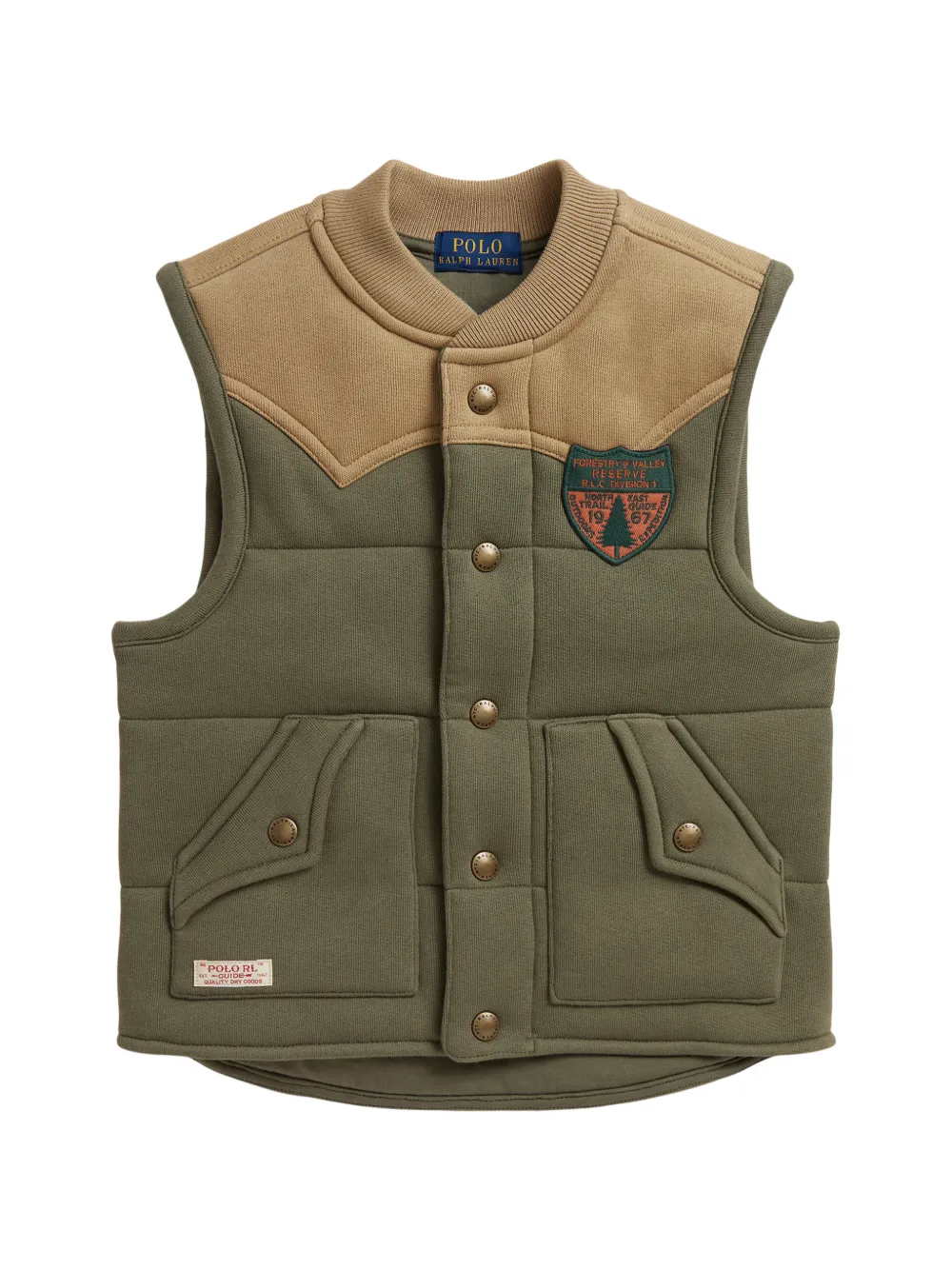 POLO RALPH LAUREN KIDS Gesteppte Weste - Grün