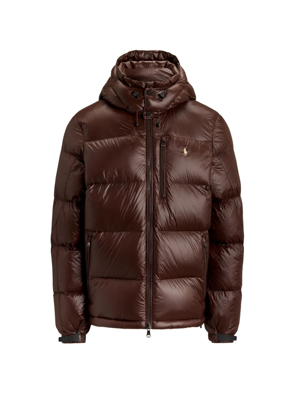 Polo Ralph Lauren Glänzende The Gorham Daunenjacke - Braun