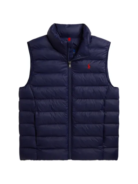 POLO RALPH LAUREN KIDS chaleco capitonado plegable