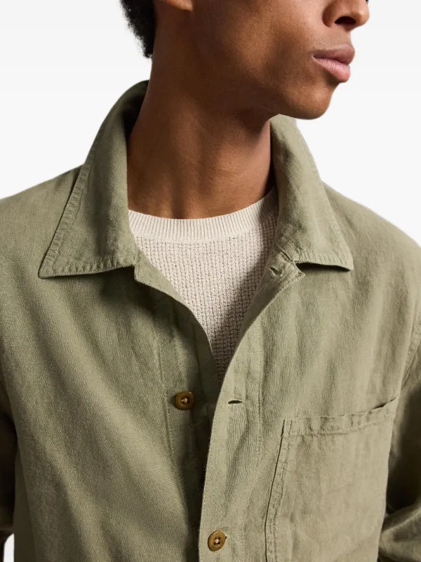 Polo Ralph Lauren リネンユーティリティ ジャケット | グリーン