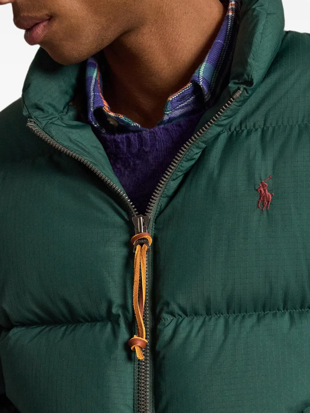 Polo Ralph Lauren Ripstop gewatteerd bomberjack Groen
