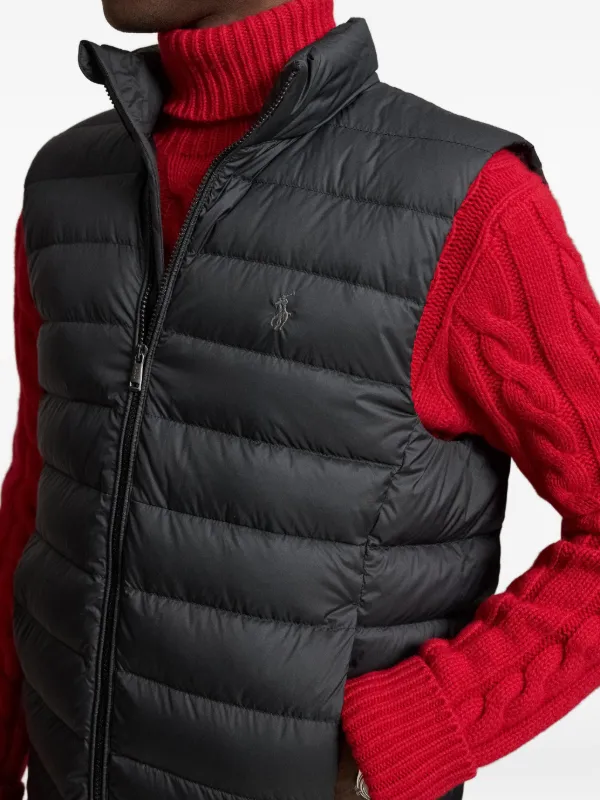 Polo Ralph Lauren Colden Packable Down Vest | Black | FARFETCH