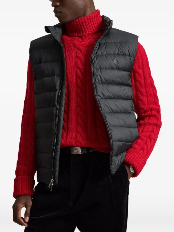 Polo Ralph Lauren Colden Packable Down Vest | Black | FARFETCH
