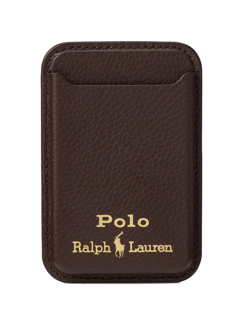 Polo Ralph Lauren Portacarte Magsafe con logo - Marrone