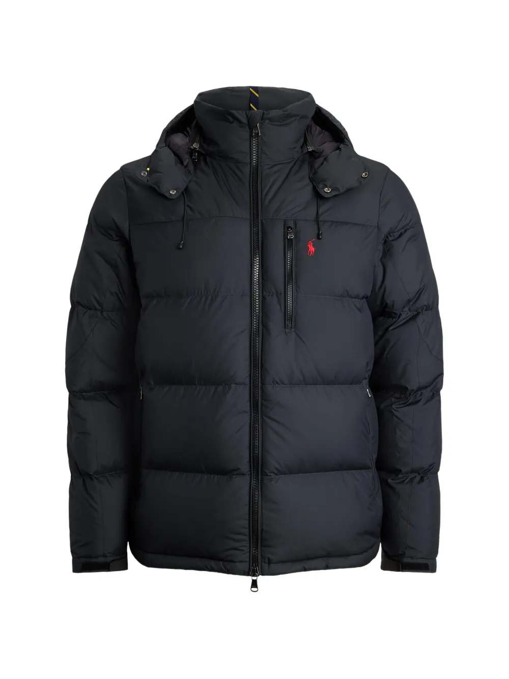 Polo Ralph Lauren Kordelzug-Jacke mit abnehmbarer Kapuze - Schwarz