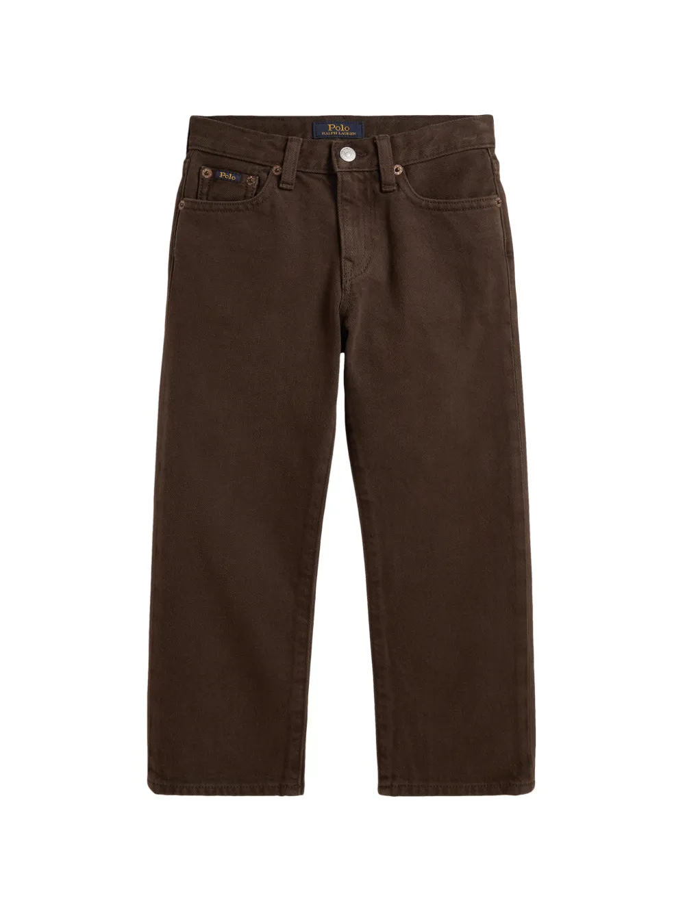 POLO RALPH LAUREN KIDS Jeans dritti Lynwood - Marrone