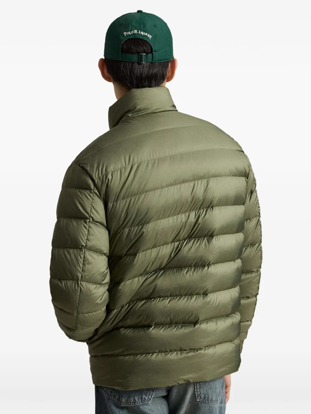Polo Ralph Lauren Gewatteerd jack met opstaande hals Groen