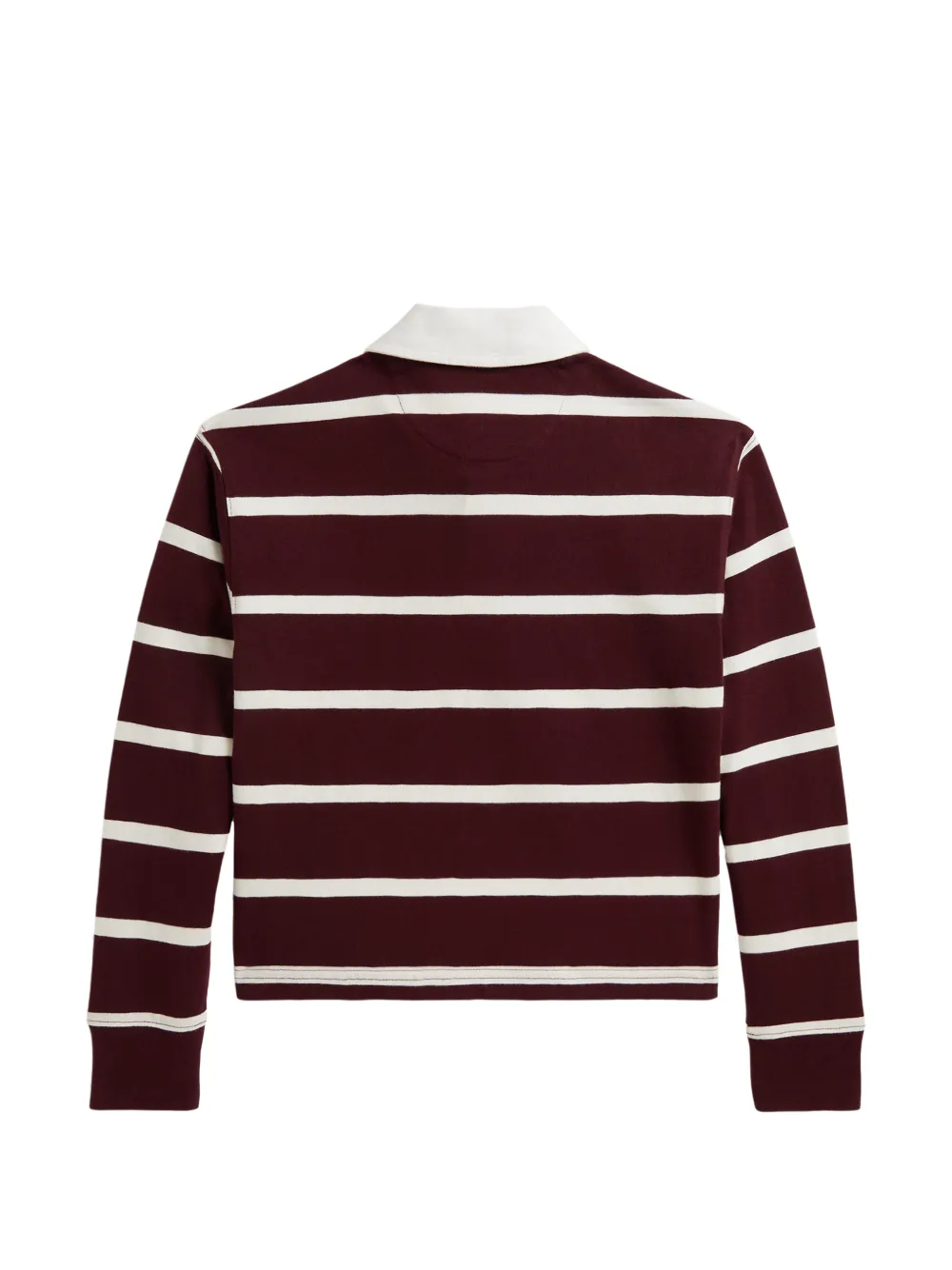 POLO RALPH LAUREN KIDS Gestreept poloshirt Rood