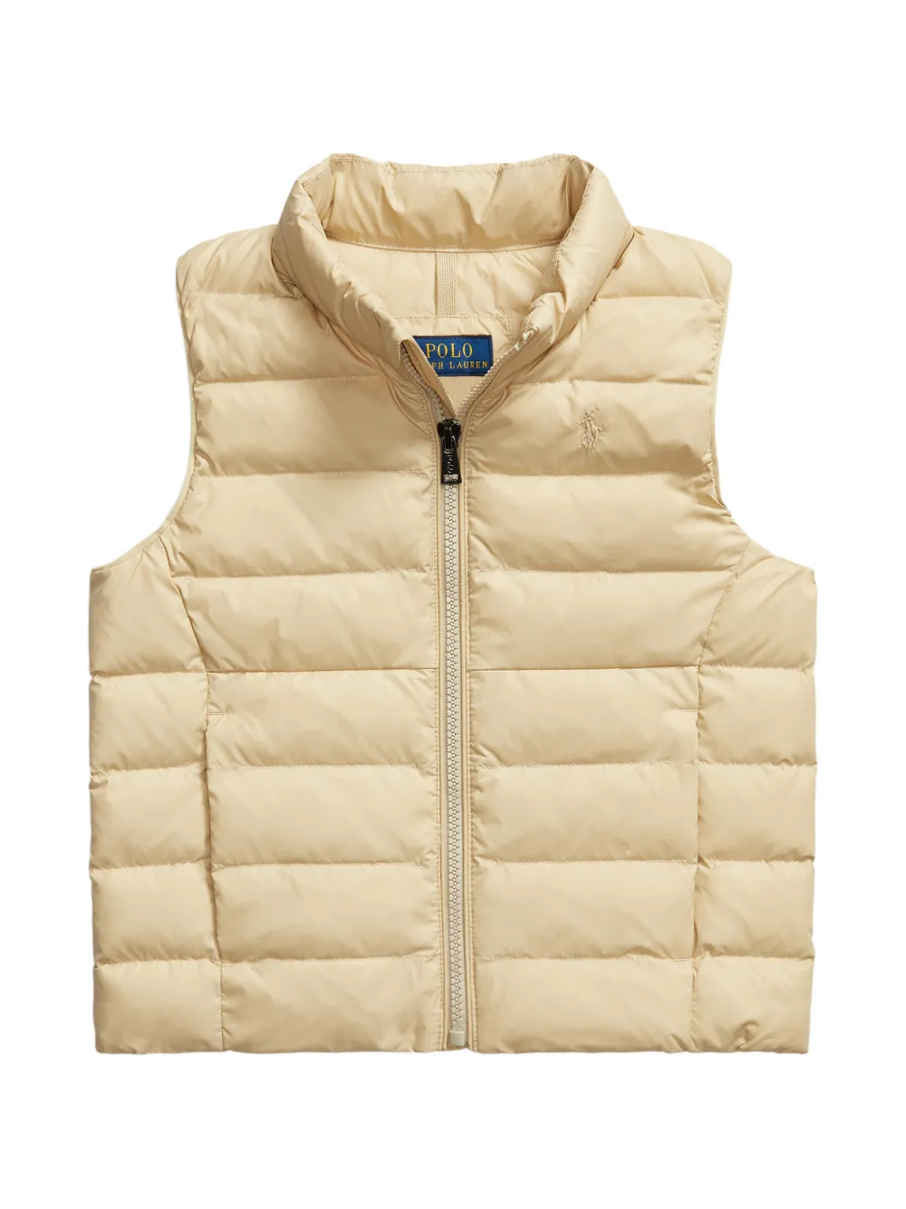 POLO RALPH LAUREN KIDS Gilet Colden trapuntato - Toni neutri