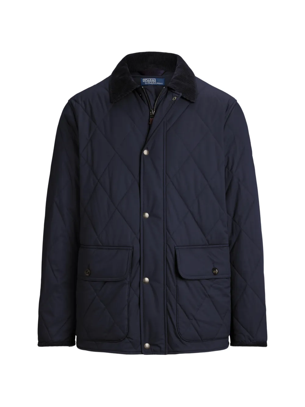 Polo Ralph Lauren Diamond-quilted Corduroy-collar Coat In Pattern