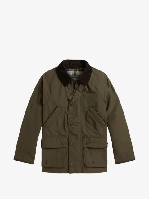POLO RALPH LAUREN KIDS chamarra bomber con bolsillos