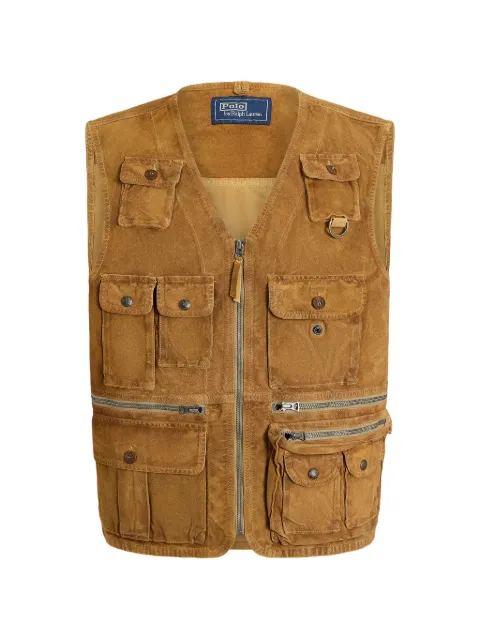 Polo Ralph Lauren suede Utility gilet