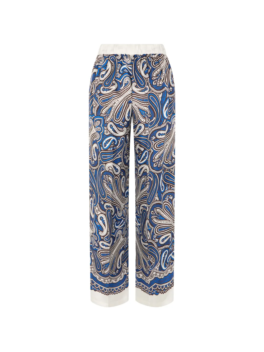 P.A.R.O.S.H. Broek met paisley-print Blauw