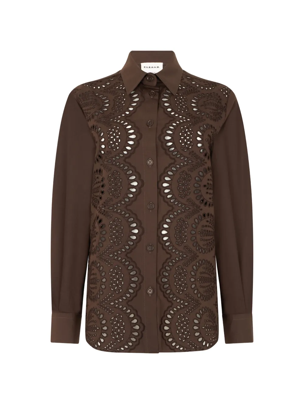 P.A.R.O.S.H. cut-out shirt - Marrone