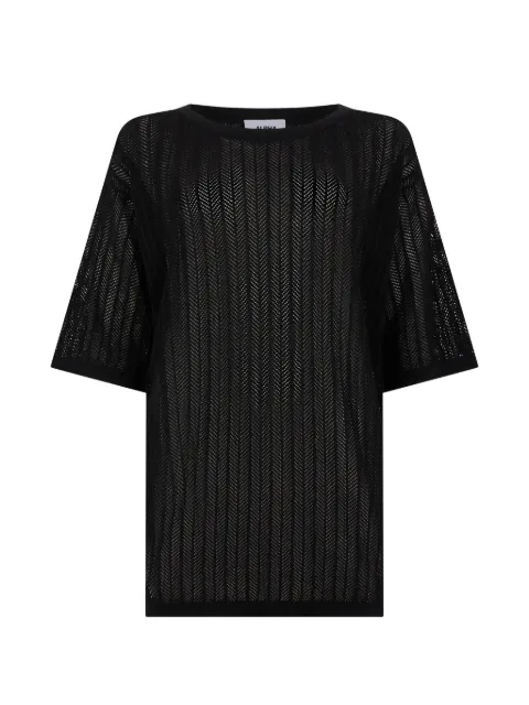 ALPHA STUDIO playera con cuello redondo