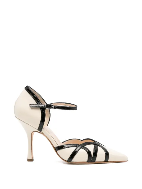 Anna F. strap pointed pumps