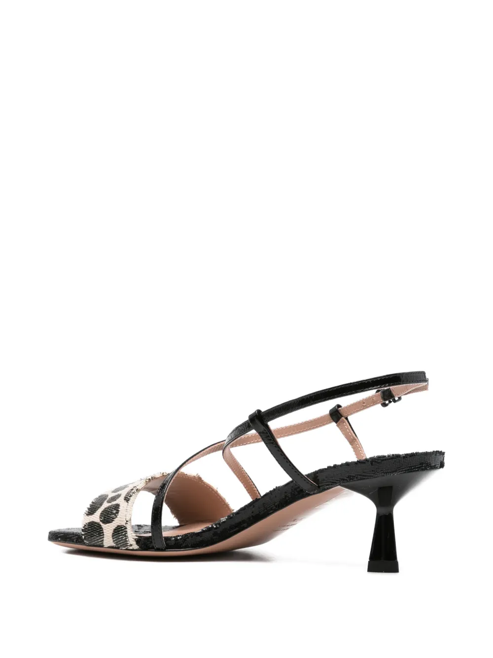 Roberto Festa Sandalen met open neus Zwart