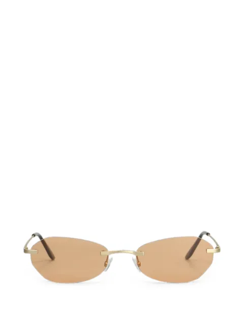 OUR LEGACY rimless geometric-frame sunglasses