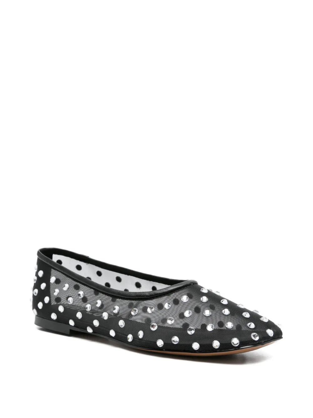 Bibi Lou round-toe ballet flats Zwart