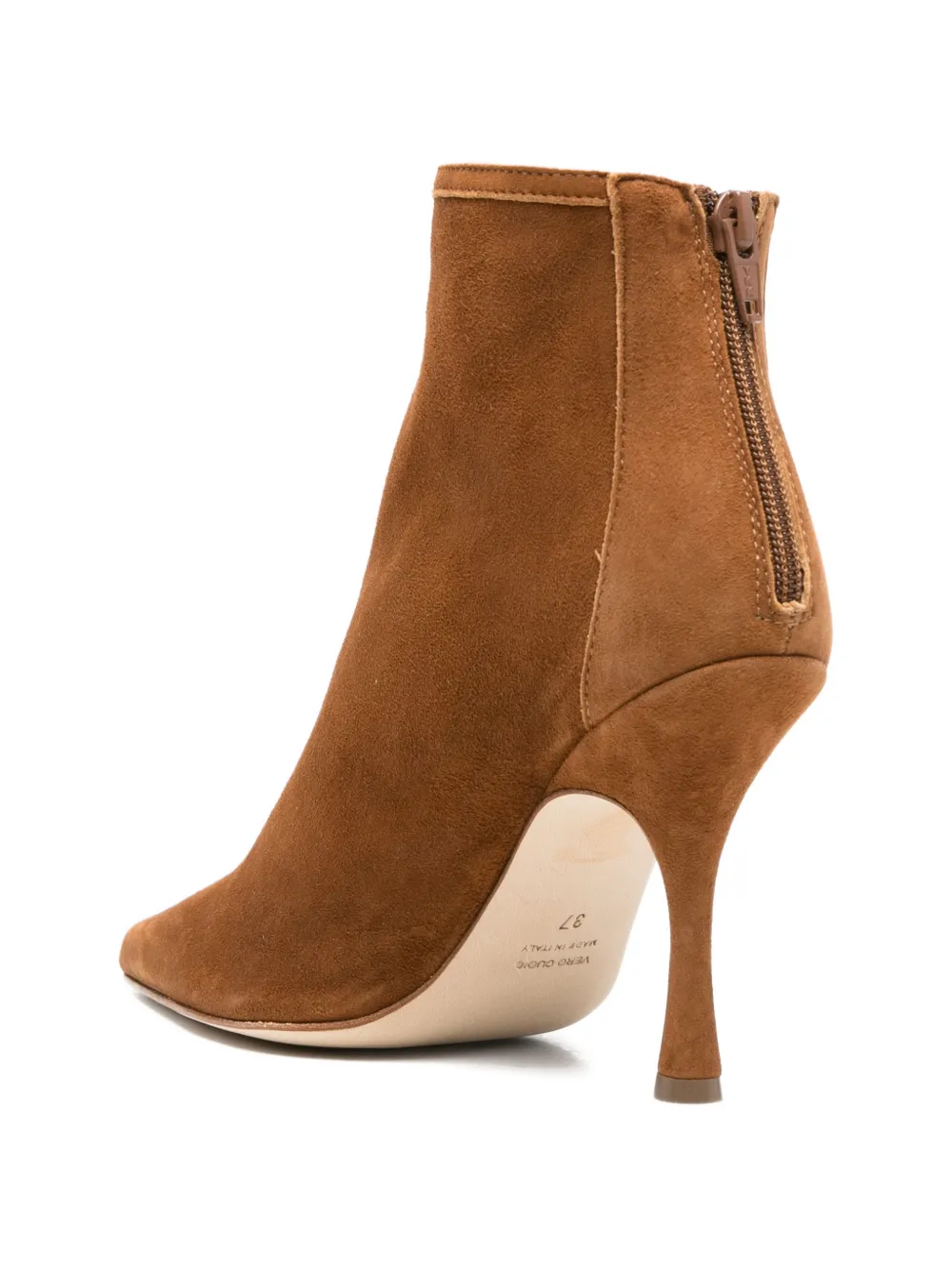 Anna F. pointed zip boots Bruin