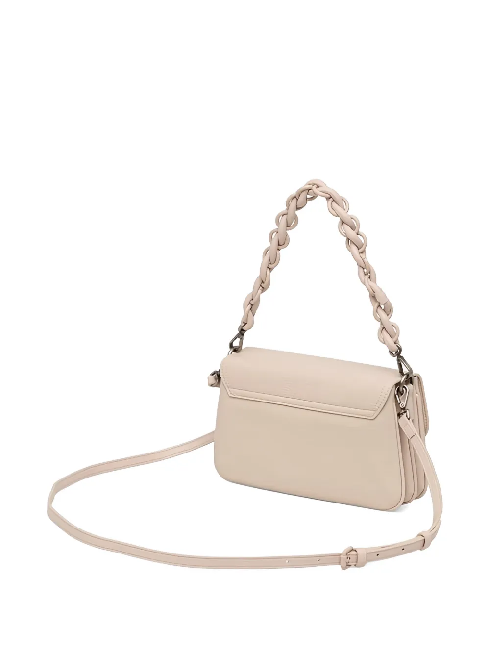 Just Cavalli Gevlochten tas met reliëf Beige