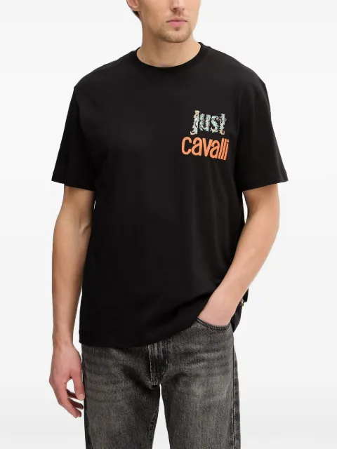 Just Cavalli logo-print T-shirt