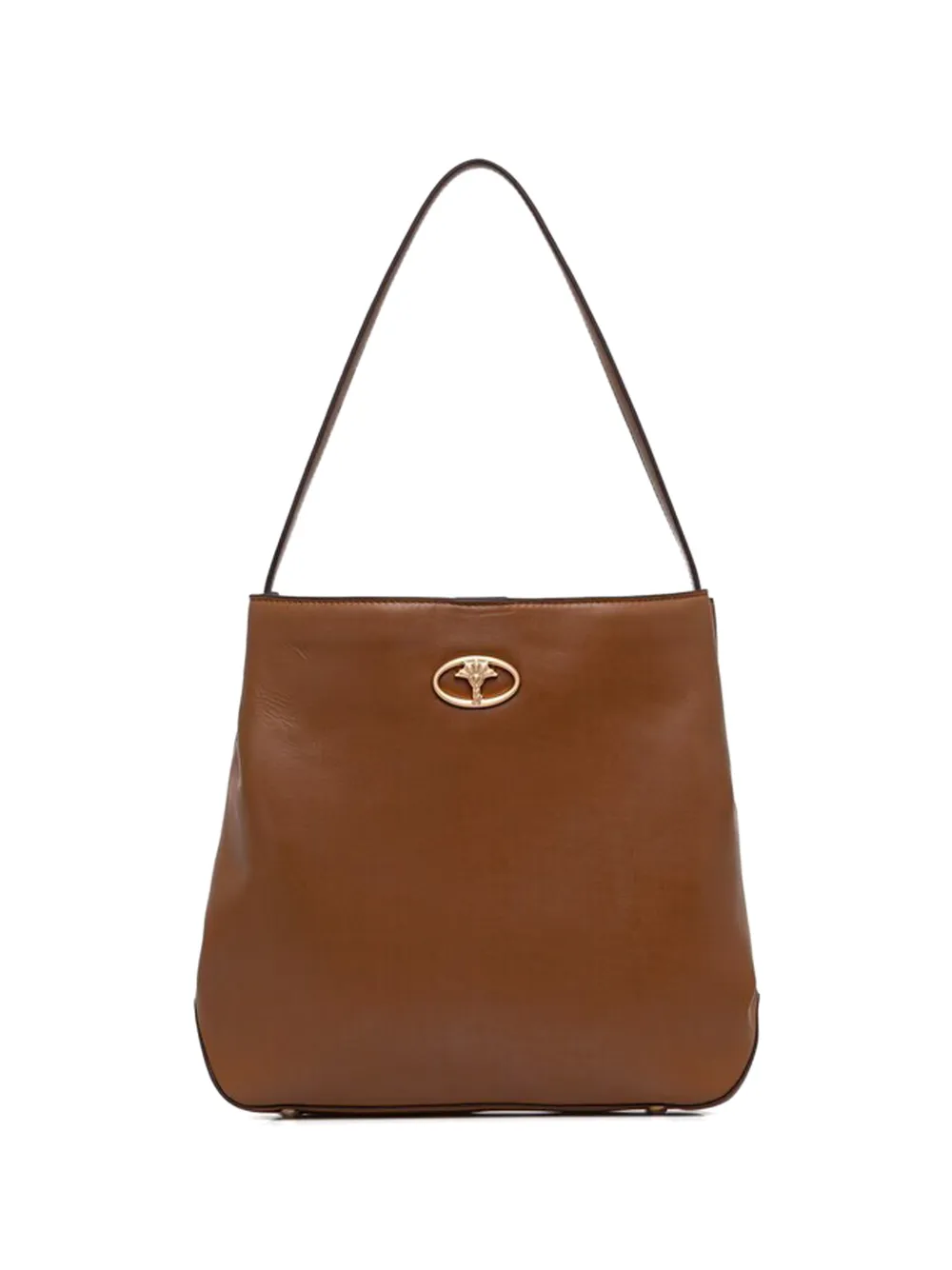Joop! logo-plaque tote bag - Marrone